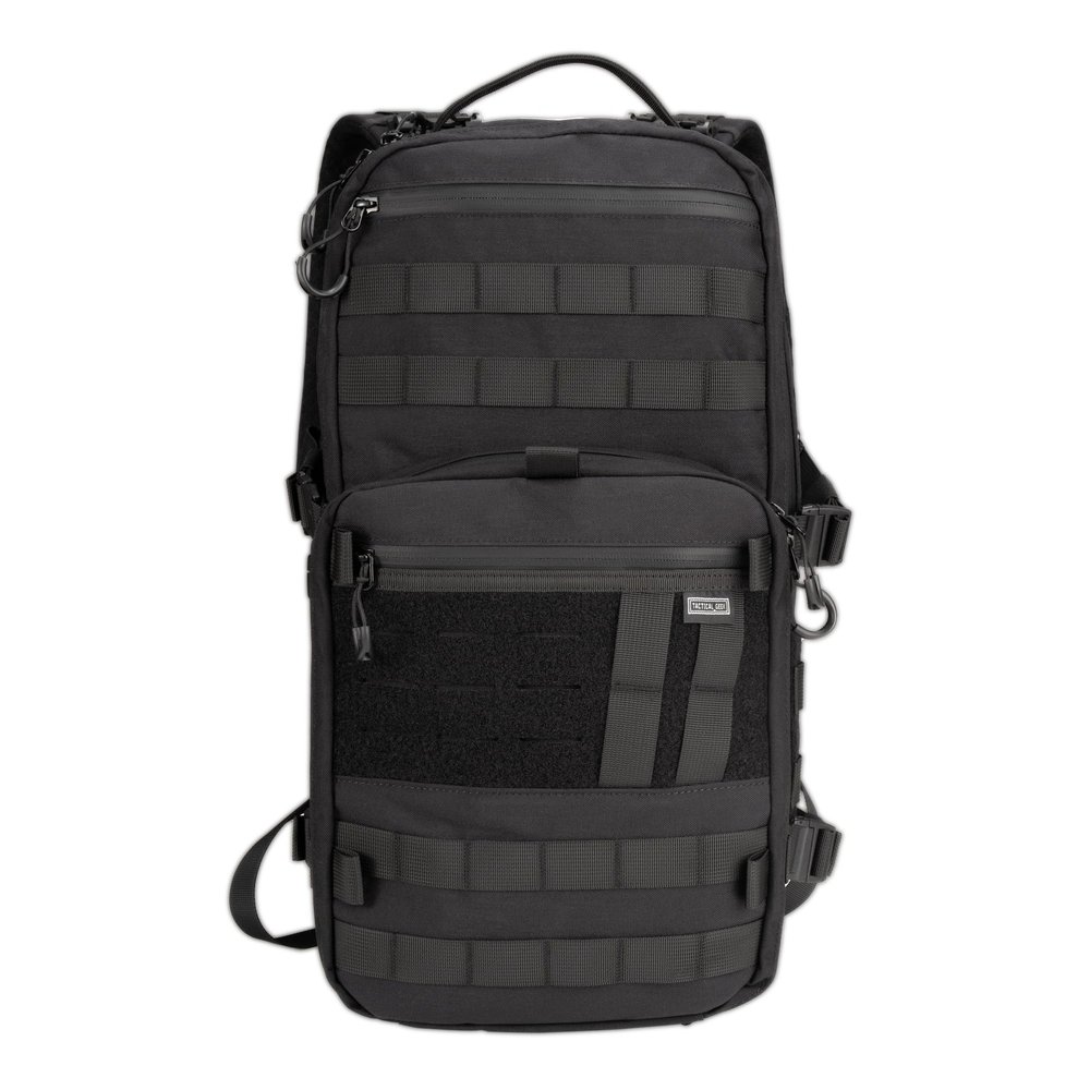 TACTICAL_GEEK ModCase B2 Ultimate EDC Tactical Backpack,14L High-Capacity, Anti-Shock Laptop Compartment, Waterproof, Molle System, for Hiking, Camping, Commuting, Backpacking Daypack Rucksack, Black