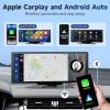 Wireless Portable Carplay Screen for Car - 10.26Inch Carplay & Android Auto Car Touch Stereo, with 4K Dash Cam, Backup Camera,Bluetooth,GPS Navigation view 2