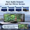 Wireless Portable Carplay Screen for Car - 10.26Inch Carplay & Android Auto Car Touch Stereo, with 4K Dash Cam, Backup Camera,Bluetooth,GPS Navigation view 4