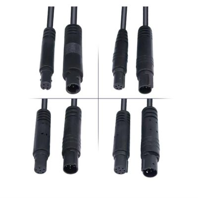 PriaRi 1pcs 4pin Or 6pin Male to Female Cord Car Camera Extension Cable Rear View Line Male to Female Cord (Color : 4pin 2m)