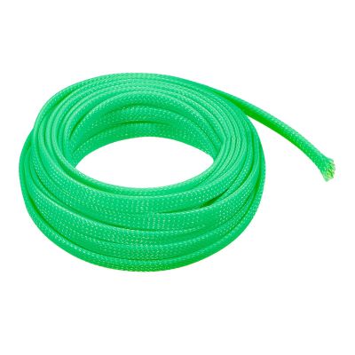 Rebower Braided Cable Sleeve Expandable Sleeving, [for Electronic Wire Protect] - 16.4Feet x 1/4 Inch/Green / 1Pcs