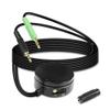XMSJSIY Computer Speakers Headphones Audio Switch Volume Control Converter Over 3.5mm TRS Adjust Knob Controller Extension Cable-1.5M/4.9FT view 1