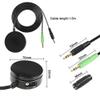 XMSJSIY Computer Speakers Headphones Audio Switch Volume Control Converter Over 3.5mm TRS Adjust Knob Controller Extension Cable-1.5M/4.9FT view 2