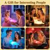 Lying Flat Cat Lamp Funny Gifts, 16 Colors+5 Dimming+Silicone Random Stuff, Touch+Remote+Recharge Night Light for Kids, Cool Lamp Unique Lamps Cute Weird Stuff, Cat Gifts for Teen Girls/Adults/Kids view 2