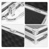 Cabilock Portable Medicine Box Storage Hard Aluminum Tool Box Handle Travel Suitcase Organizers and Storage view 3