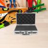 Cabilock Portable Medicine Box Storage Hard Aluminum Tool Box Handle Travel Suitcase Organizers and Storage view 4