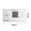 VAKUUM Lab Microscope Slides Microscope Micrometer Calibration Ruler Transparent Film PET Round-Shaped Measuring Tape Line Microscope Parts view 2