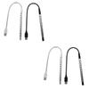 DOITOOL 4pcs USB Reading Light Led Eye-Caring Gooseneck Lamp for Laptop Desk Use Flexible Design No External Power Needed for Night Study Reading view 1