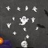 24pc Halloween Ghost Wall Stickers - 3D Reusable Decals for Indoor/Outdoor Windows & Rooms - Spooky Party Decorations view 2
