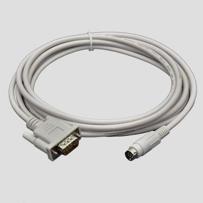 Compatible TK6100-FX PLC Cable Touch Panel TK6100,TK6102 Series Connect FX Series Cable Light Gray : 5m