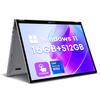 CHUWI MiniBook X 2-in-1 Laptop 10.51", 16GB LPDDR5 512GB SSD, Intel N150 (up to 3.6GHz), Windows 11 Convertible Laptop, 2TB SSD Expand, FHD IPS 2K Touchscreen, Backlit Keyboard, WiFi 6, BT5.2 view 1
