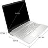 HP 2024 Laptop, 15.6" HD Display, AMD Ryzen 3 5300U (4 cores), 16GB RAM, 512GB SSD, AMD Radeon Graphics, Wi-Fi, Bluetooth, Numeric Keypad, Windows 11 Home with USB WiFi Adapter view 3