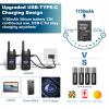 KETELESE T1 Two Way Radio, FRS Walkie Talkies with Earpiece, Long Range Walkie Talkies for Adults, USB C Rechargeable 2 Way Radio, NOAA, VOX, Group Call for Traveling Biking Camping Hiking, 6 Pack view 4