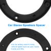BokWin 2 Pcs Universal Fit Car Speaker Spacer 5 Inch Adaptor Ring Mounting Bracket Plastic Car Stereo Speakers Spacer(Black) view 3