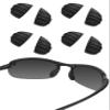 Bwake 4 Pairs Replacement Nose Pieces Pads for Maui Jim Makaha/Sandy Beach/Ho'okipa/Kanaha/Turtle Bay/Banyans/Hapuna Sunglasses - Black view 1