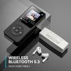 AGPTEK A02 MP3 Player with Bluetooth 5.3, 1.8 inch Screen Portable Music Player with Speaker, FM Radio, Voice Recorder, Supports Expanded Up to 128GB(Black, 32GB) view 2