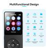 AGPTEK A02 MP3 Player with Bluetooth 5.3, 1.8 inch Screen Portable Music Player with Speaker, FM Radio, Voice Recorder, Supports Expanded Up to 128GB(Black, 32GB) view 3