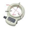 VAKUUM Lab Microscope Slides Adjustable 6500K 144 LED Ring Light for Industry Stereo Microscope Lens Microscope Parts (Color : White) view 3