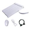 100pcs Releasable Cable Organizer Ties Mouse Earphones Wire Management Nylon Cable Ties Reusable Loop Hoop Tape Straps Tie(White,8inch) view 1