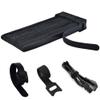 100pcs Releasable Cable Organizer Ties Mouse Earphones Wire Management Nylon Cable Ties Reusable Loop Hoop Tape Straps Tie(Black,8inch) view 1