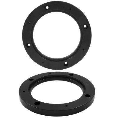 BokWin 2 Pcs Universal Fit Car Speaker Spacer 4 Inch Adaptor Ring Mounting Bracket Plastic Car Stereo Speakers Spacer(Black)