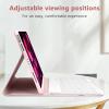 TQQ Keyboard Case for iPad Air 11-inch (M3 2025 / M2 2024) & Air 4th/5th Gen, Magnetic Wireless Detachable Keyboard, Stand Folio Cover with Pencil Holder, Thin & Light (Pink) view 3