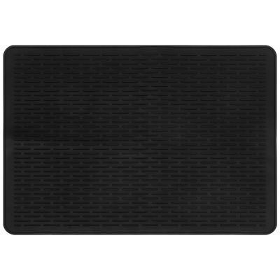 Kichvoe Silicone Kitchen Sink Mat Non-slip Dish Drying Pad for under Sink Protection Cabinet Liner Space-saving Design