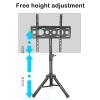 THEGA LCD TV 360 Degree Rotating Frame Floor Stand - Tripod TV Stand for 32-43 Inch TVs, with VESA 400x400mm, Height Adjustable Display Floor TV Stand, Tripod TV Mount Stand for Home and Office view 3