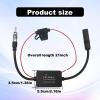 12V Car Booster 25 db - Amplify Signal & Reduce Noise AM FM Radio Universal Car FM AM Radio Amplifier for Car Stereo,Media,Head Unit Receiver view 4