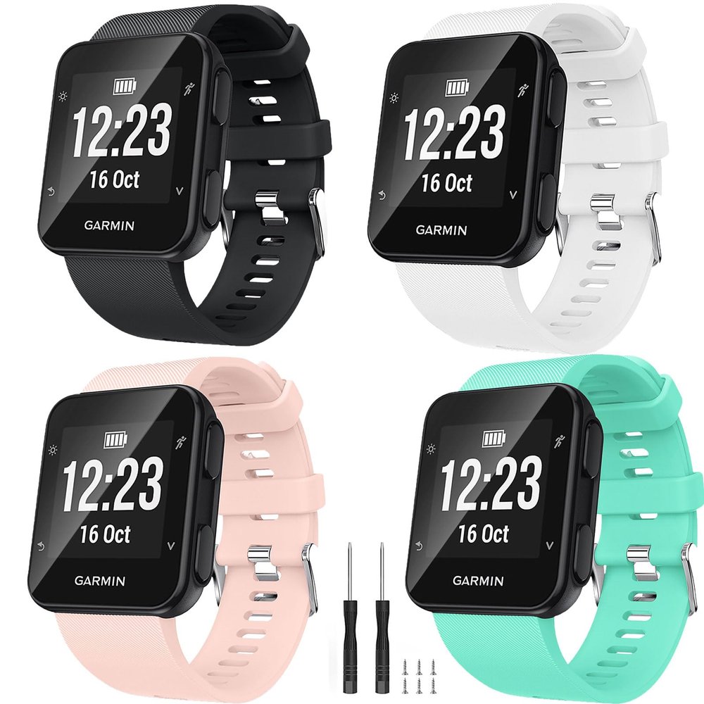 BaayCerrie for Garmin Forerunner 35 Watch Band Replacement, Soft Silicone Strap Wristband Compatible with Forerunner 35 Smartwatch