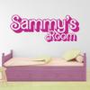 Iconic Style Personalized Wall Decor - Hot Pink Wall Decals Peel and Stick - Perfect Accessories for Women Party - Ideal for Bedroom Decor - Loved by Kids, Girls, Women view 2