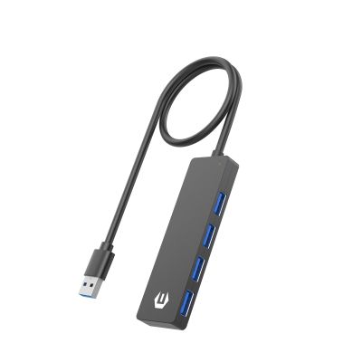 TOTU 4-Port USB 3.0 Hub, USB Hub Extra Light Data Hub USB Adapter, 5Gbps Data Transfer for Laptop, Xbox, Flash Drive, Console, HDD, Printer, Camera, Keyborad, Mouse, and etc.