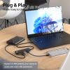 TOTU 4-Port USB 3.0 Hub, USB Hub Extra Light Data Hub USB Adapter, 5Gbps Data Transfer for Laptop, Xbox, Flash Drive, Console, HDD, Printer, Camera, Keyborad, Mouse, and etc. view 2