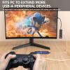 TOTU 4-Port USB 3.0 Hub, USB Hub Extra Light Data Hub USB Adapter, 5Gbps Data Transfer for Laptop, Xbox, Flash Drive, Console, HDD, Printer, Camera, Keyborad, Mouse, and etc. view 3