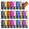 EASTBULL Flash Drives Bulk 128MB USB Thumb Drive 50 Pack USB 2.0 Memory Stick Swivel Pen Drive with Lanyard for Storage and Backup (128MB 50 Colors) view 1