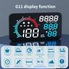 5.5 Inch Large Screen Car Head Up Display with GPS Speedometer, Speed and Fatigue Reminder view 3