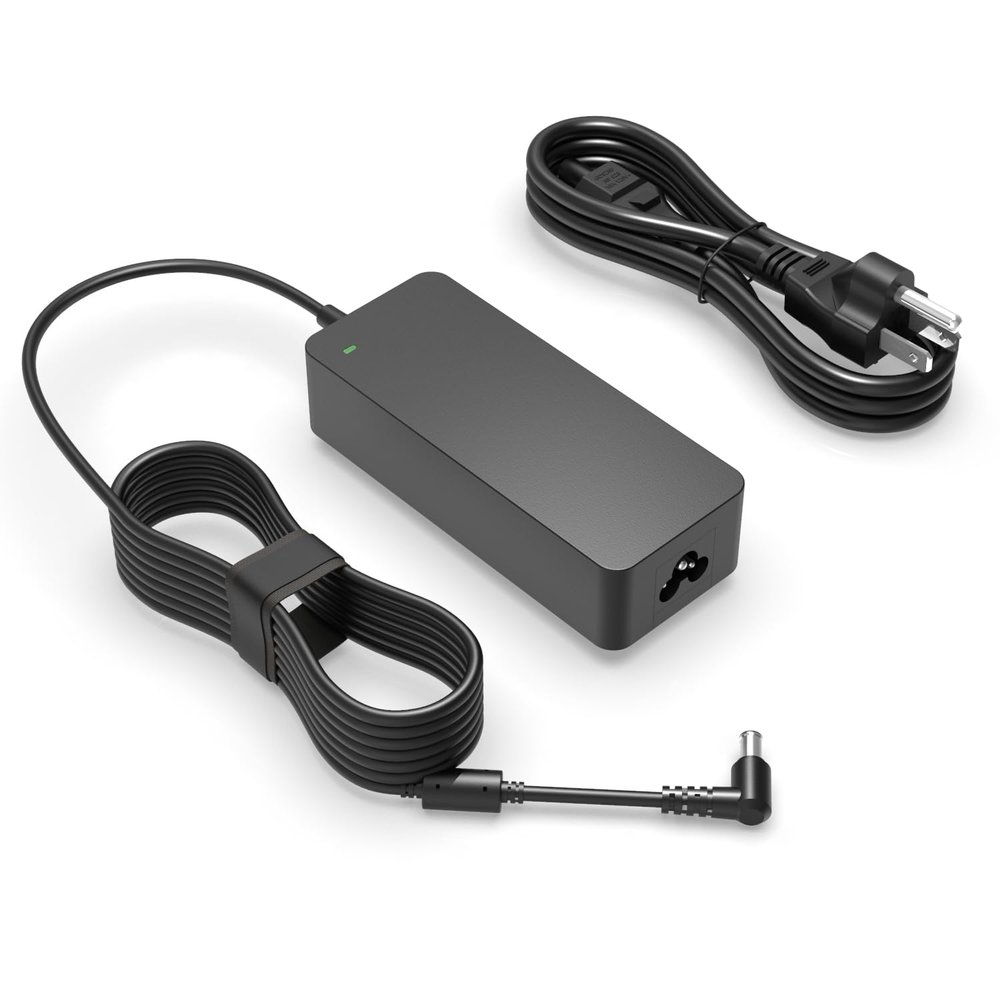 AC Charger Fit for LG TV Monitors 27 29 32 34" 27GL850 27GK750F-B 27GK75B-B 32GK650F-B 32UD59-B 32UD60-B 32UK550-B 32UK50T-W 32GK850F-B 32MU59-B 32GK65B-B 32GS75Q-B 29UC88-B 29EA73-P 29UB67 Power Cord