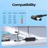 AC Charger Fit for LG TV Monitors 27 29 32 34" 27GL850 27GK750F-B 27GK75B-B 32GK650F-B 32UD59-B 32UD60-B 32UK550-B 32UK50T-W 32GK850F-B 32MU59-B 32GK65B-B 32GS75Q-B 29UC88-B 29EA73-P 29UB67 Power Cord view 3