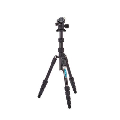 3 Legged Thing Punks Corey 2.0 Magnesium Alloy Ultra-Compact Travel Tripod - Adjustable, Multi-use Camera Tripod with Three Detachable Legs Darkness/Matte Black (COREY2.0)