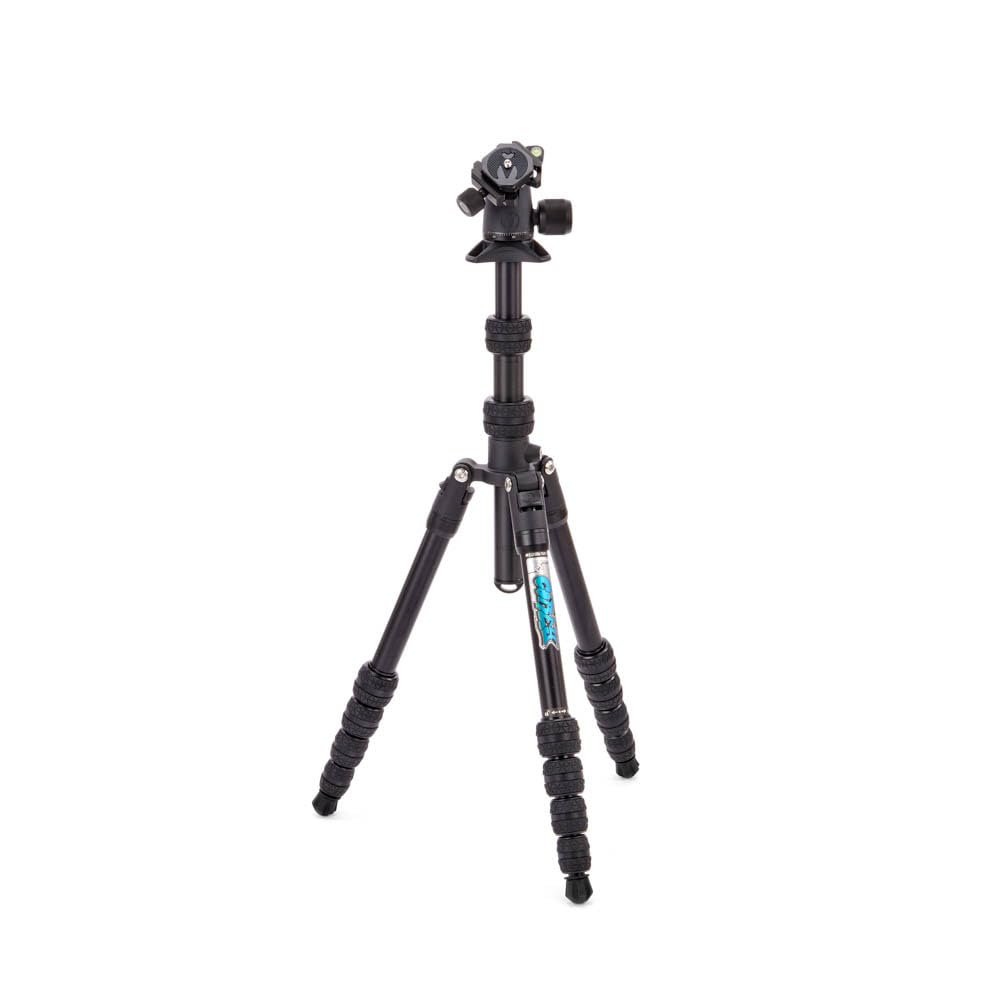 3 Legged Thing Punks Corey 2.0 Magnesium Alloy Ultra-Compact Travel Tripod - Adjustable, Multi-use Camera Tripod with Three Detachable Legs Darkness/Matte Black (COREY2.0)
