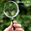 77mm Handheld Subtle Kaleidoscope Filter, Optical Glass Prism Half Linear Prism Filter Special Effects Filter Photographic Video SLR Camera Accessories view 3