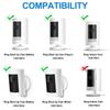 2-Pack Adjustable Wall Mount for Arlo Pro 5S/Pro 4/Pro 3/Pro 2/Pro/Arlo Ultra2/Ultra/Arlo Essential Spotlight Camera, Eufy & Ring Stick Up Cam (Battery) & Ring Indoor Cam No-Drill Camera Mount view 2