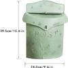 ALasse Suggestion Box Letter Box Complaint Box Outdoor Embossed Letter Box Mailbox Villa Gardening Retro Pastoral Art Flower Shop Cafe Wall Hanging Decoration with Lock view 2