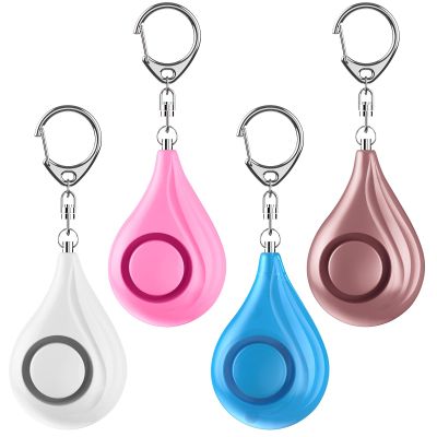 ANKOSHUN Personal Safety Alarms for Women for Women, Birthday Gifts for Women, Teen Girl, Daughter, Niece, Granddaughter, Kids, Personal Security Alarm Keychain, 4 Pack, 4 Color