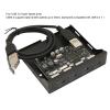 3 5 Inch Front Panel USB Hub, High Speed 3 5 Inch USB 3 0 Front Panel with 4 Ports and Hot Swap Support view 2