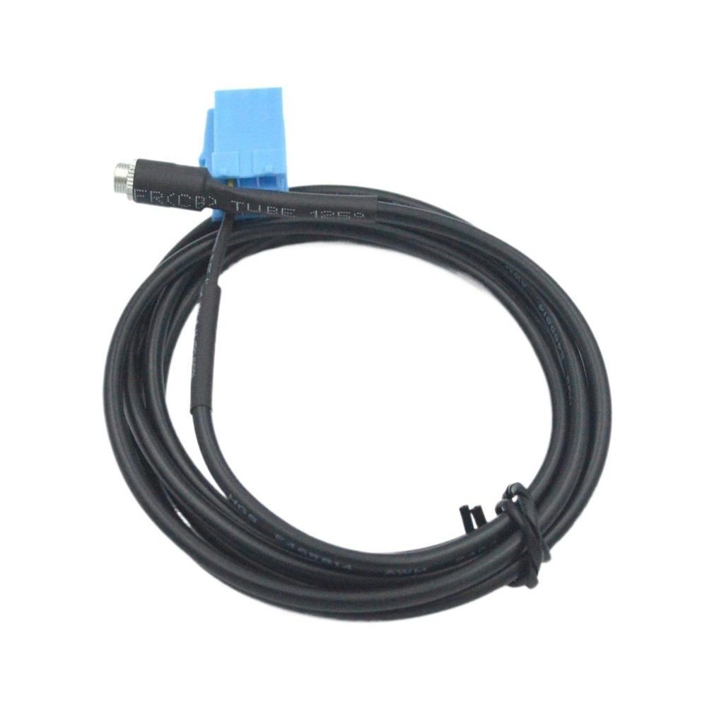 Car 3.5mm Aux Cable Adapter Female Mp3 Input Audio Cable 8pin Connector Fit Compatible Volkswagen A\UDI Bla-punkt Passat R do KOJDL 1.5m