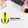 2 4G Ergonomic Optical Mouse with USB Receiver for Notebook,Mouse, PC, Laptop, Computer(Yellow) view 2