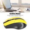 2 4G Ergonomic Optical Mouse with USB Receiver for Notebook,Mouse, PC, Laptop, Computer(Yellow) view 3