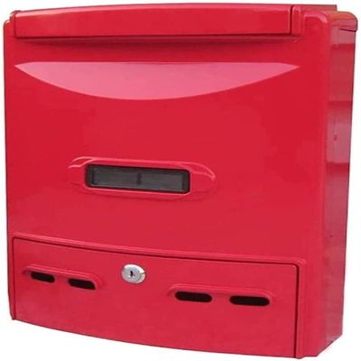 ALasse Suggestion Box Letter Box Complaint Box Vertical Mailbox Office Drop Box Comment Box Letter Box Deposit Box Letterbox Parcel Box (Color : Red)