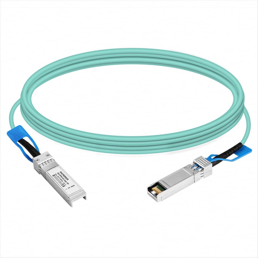 Macroreer 25G SFP28 AOC Cable (Compatible with D-Link Devices), Active Optical, SFP28 to SFP28-5 Meters (16.4ft)